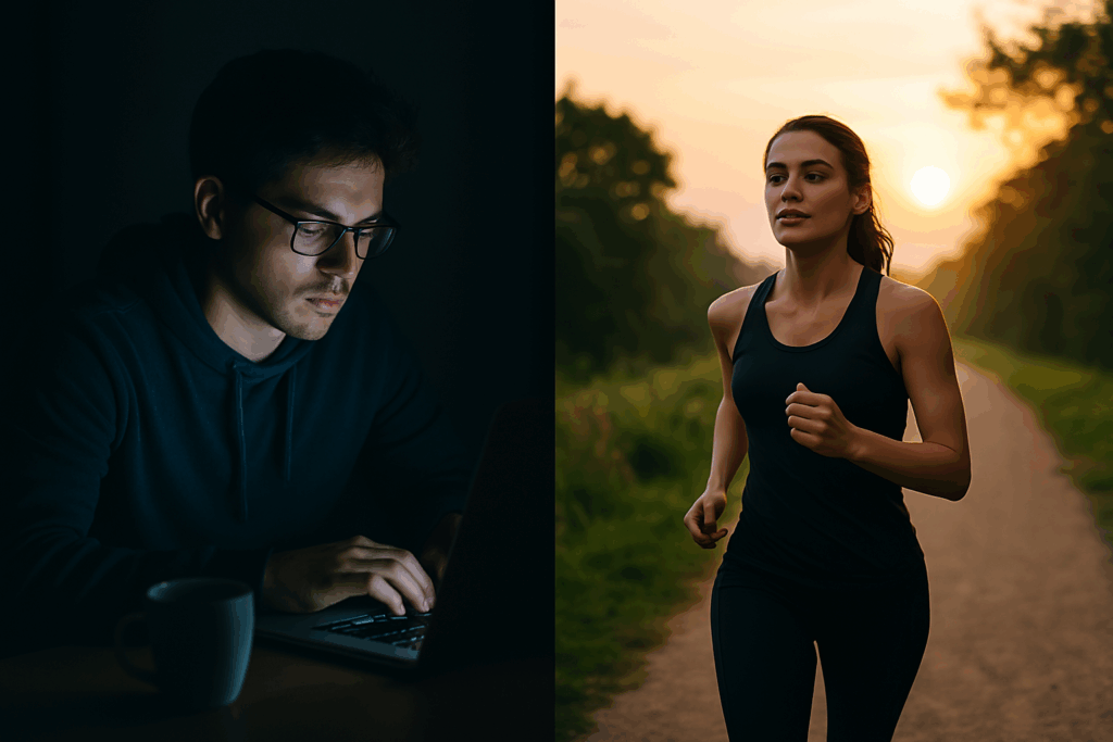 Confronto tra cronotipo serotino e mattutino
